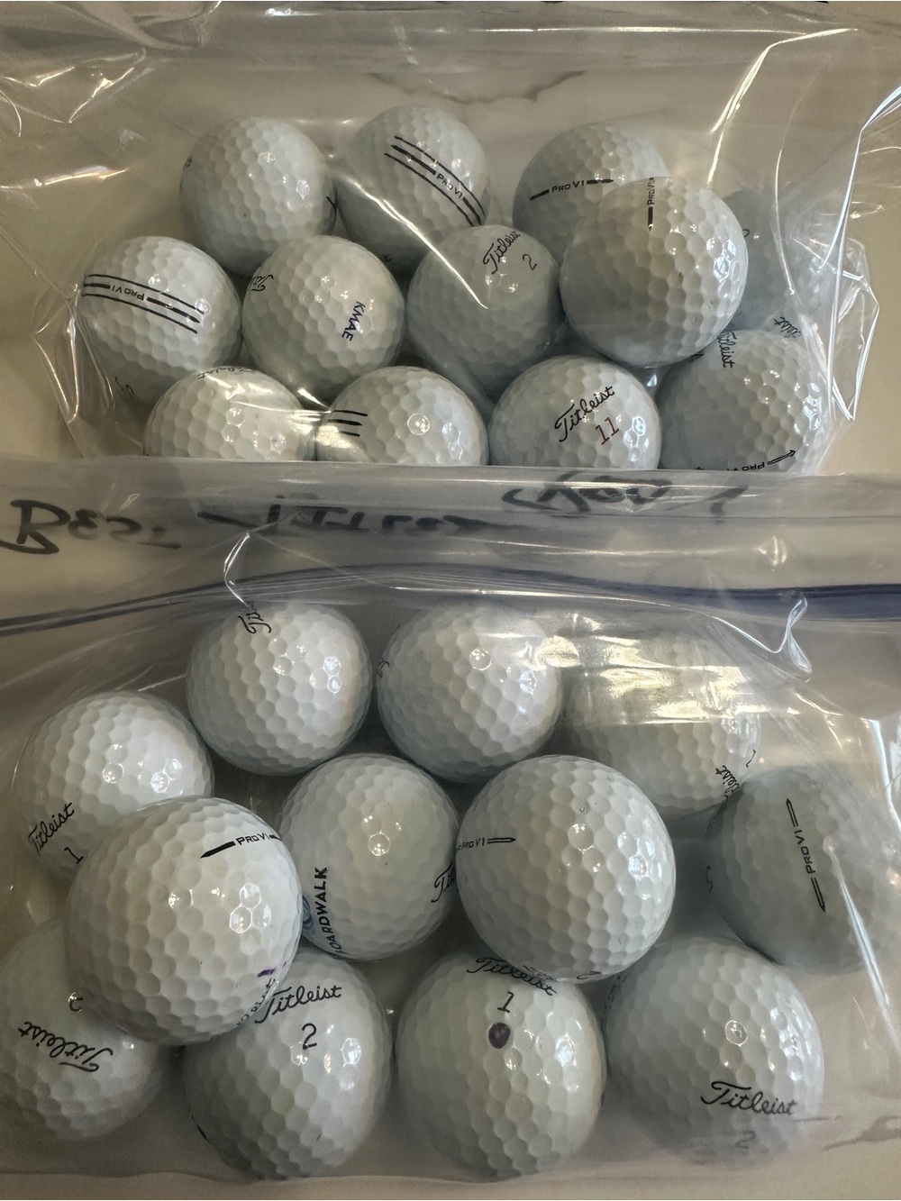 Titleist Pro V White great condition Golf Ball Classic White